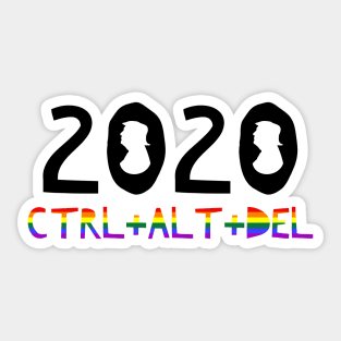 2020 Reset Ctrl+Alt+Del Sticker